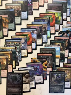 Magic the Gathering MTG 115 Full Art Foil Rare And Uncommon Foil Etched - Image 5