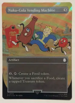 Nuka-Cola Vending Machine Borderless Surge Foil - Universes Beyond: Fallout MTG - Image 1