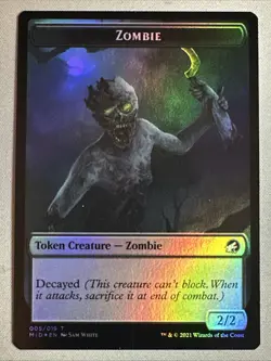 MTG / Wilhelt, the Rotcleaver / MIC / #2 / FOIL / Mythic / NM *w/FOIL Token - Image 3