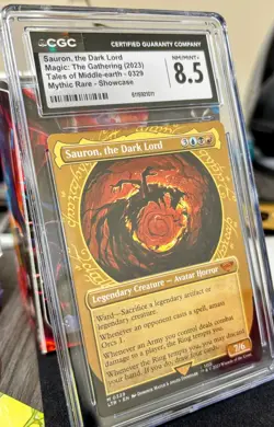 Sauron, the Dark Lord Mythic Showcase LTR #329 MAGIC THE GATHERING LOTR 2023 - Image 3