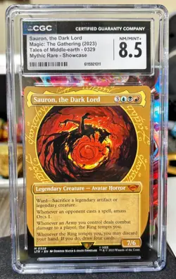 Sauron, the Dark Lord Mythic Showcase LTR #329 MAGIC THE GATHERING LOTR 2023 - Image 4