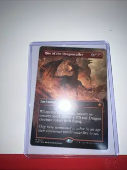Rite of the Dragoncaller (Borderless) Foundations Regular - Image 1