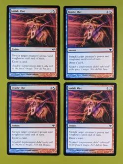 Inside Out x4 Eventide 4x Playset Magic the Gathering MTG - Image 1
