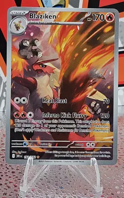 Blaziken 192 Sv10: Destined Rivals Holo Illustration Rare Pokemon NM - Image 1