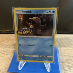 Psyduck - (Detective Pikachu Stamped) SM199 Holo Sun & Moon Promo Pokemon NM - Image 1