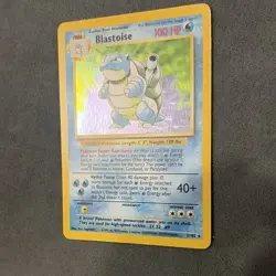 Pokemon Blastoise 2/102 Base Set Holo Rare 100 HP Wizards of the Coast Card - Image 2