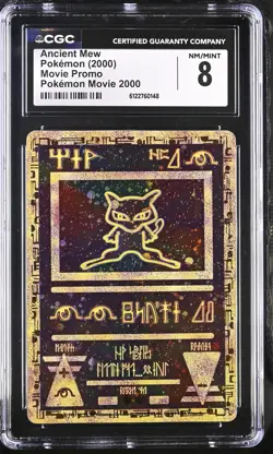 CGC 8 NM/MINT Ancient Mew Holo Promo Pokemon Movie 2000 Pokemon Card - Image 1