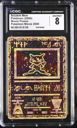 CGC 8 NM/MINT Ancient Mew Holo Promo Pokemon Movie 2000 Pokemon Card - Image 1