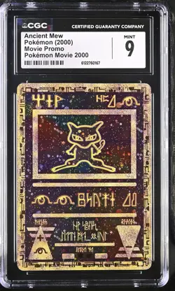 CGC 9 MINT Ancient Mew Holo Promo Pokemon Movie 2000 Pokemon Card - Image 1