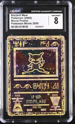CGC 8 NM/MINT Ancient Mew Holo Promo Pokemon Movie 2000 Pokemon Card - Image 1