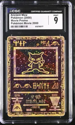 CGC 9 MINT Ancient Mew Holo Promo Pokemon Movie 2000 Pokemon Card - Image 1