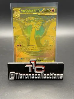 Mega Charizard x Ex 130/94 Phantasmal Flames Gold Rare Pokemon Gradeable, NM - Image 1