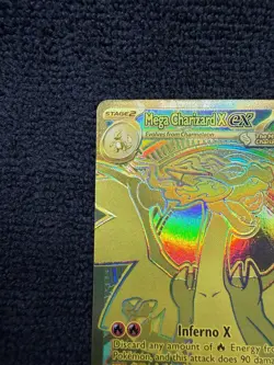 Mega Charizard x Ex 130/94 Phantasmal Flames Gold Rare Pokemon Gradeable, NM - Image 5