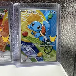 Charmander Squirtle Bulbasaur 37 38 39 First Partner 30th 1st Gen set Pokemon - Image 4