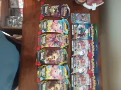 11 Packs Of Pokemon Cards!Total 165 Cards! MC!Sealed/ Mixed Packs! - Image 5