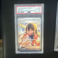 Pokemon TCG Carmine 217/167 Twilight Masquerade Special Illustration Rare PSA 10 - Image 1