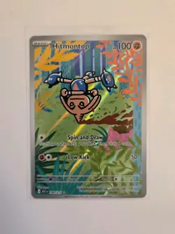 Pokemon TCG Hitmontop 240/217 Illustration Holo Rare Ascended Heroes Near Mint - Image 1