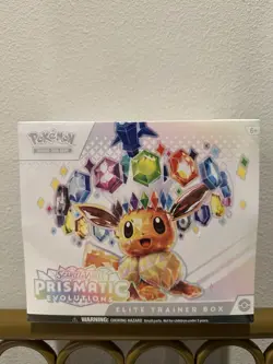 Pokemon Prismatic Evolutions ETB Elite Trainer Box Brand New Factory Sealed - Image 1