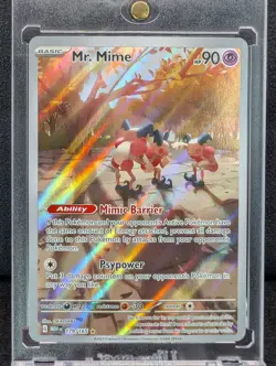 Pokemon TCG - Mr. Mime 179/165 Illustration Rare Scarlet & Violet 151 NM - Image 1