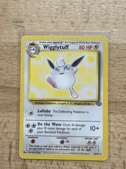 Pokemon TCG: Wigglytuff 32/64 Jungle Reg Unlimited WOTC LP Rare - Image 1