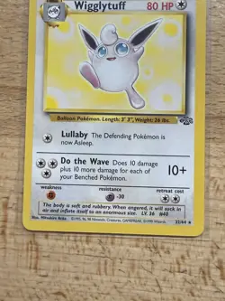 Pokemon TCG: Wigglytuff 32/64 Jungle Reg Unlimited WOTC LP Rare - Image 3