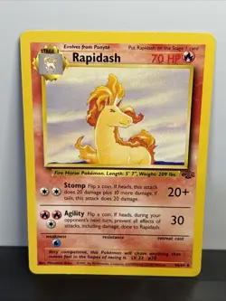 Pokemon Rapidash Uncommon Jungle 44/64 - Image 1