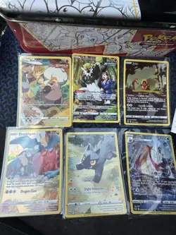 Pokemon TCG TG Rockruff, Passimian, Jynx, Druddigon, Poochyena Lot - Image 1