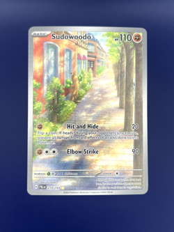 Sudowoodo 219 Paldea Evolved Illustration Rare Pokemon TCG - NM - Image 1