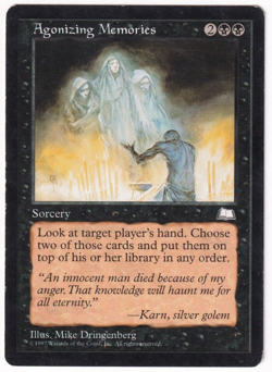 Agonizing Memories Weatherlight #111 Magic The Gathering 1997 MTG Single - Image 1