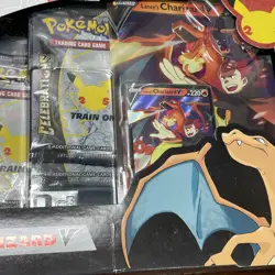 Pokemon TCG: Celebrations Collection Box Lance's Charizard V 820650809392 - Image 2