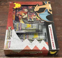 Pokemon TCG: Celebrations Collection Box Lance's Charizard V 820650809392 - Image 5