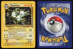 Magneton 26/62 Unlimited Rare Fossil Pokemon LP - Image 3