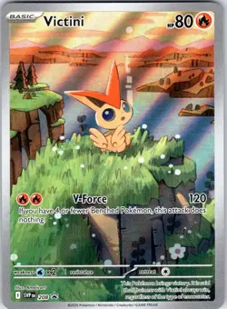 VICTINI 208 HOLO SCARLET & VIOLET PROMO POKEMON NM/M - Image 1