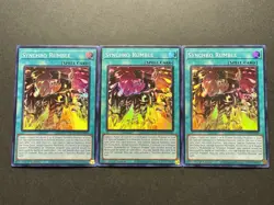 3x Synchro Rumble | AGOV-EN060 | Super Rares | LP | 1st Edition | YuGiOh! - Image 1