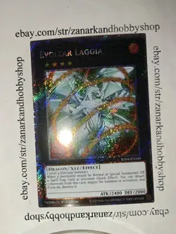 YuGiOh Evolzar Laggia RA04-EN160 Platinum Secret Rare - Image 1