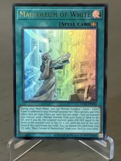 Yu-Gi-Oh! Mausoleum of White LCKC-EN036 Secret Rare Unlimited NM-MT Blue-Eyes - Image 1
