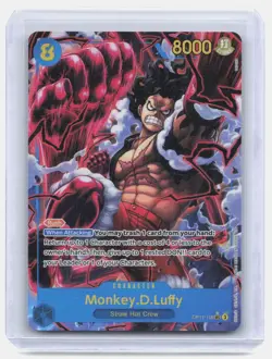 Monkey.D.Luffy (118) (Alternate) OP11-118 A Fist of Divine Speed One Piece NM - Image 1