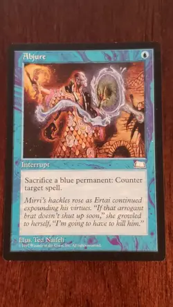 Abjure Weatherlight EX/LP 31/167 MTG Magic the Gathering Interrupt Uncommon Blue - Image 5