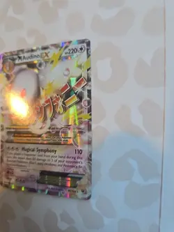 Pokemon TCG XY Fates Collide Mega M Audino EX Holo Card 85/124 Ultra Rare - Image 4