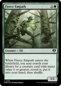 Fierce Empath -Foil Near Mint MTG Commander Masters - Image 1