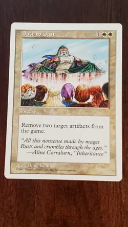 Dust to Dust Fifth Edition 5th EX/LP 29/449 MTG Magic the Gathering Uncommon - Image 1