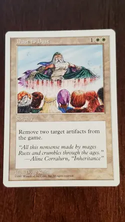 Dust to Dust Fifth Edition 5th EX/LP 29/449 MTG Magic the Gathering Uncommon - Image 3