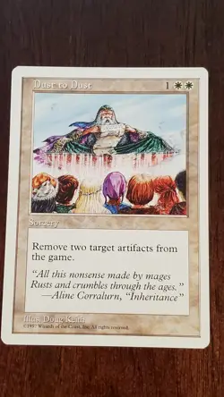 Dust to Dust Fifth Edition 5th EX/LP 29/449 MTG Magic the Gathering Uncommon - Image 5