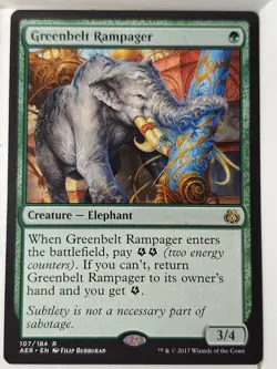 Greenbelt Rampager - Kaladesh - Magic the Gathering MTG - Image 1