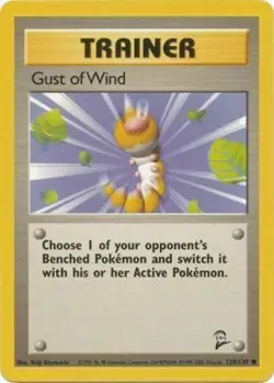 Gust of Wind - 120/130 - Common - Unlimited Edition NM, English Pokemon Base Set - Image 1