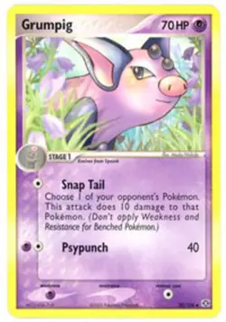 Grumpig - 30/106 - Uncommon PL/MP, English Pokemon EX Emerald - Image 1