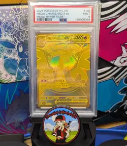 Pokemon TCG Mega Charizard X ex 130/094 - Phantasmal Flames - PSA 9 - Image 1