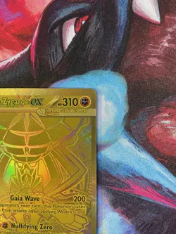 Pokemon Perfect Order Mega Zygarde EX Gold Mega Hyper Rare 124/88 NM - Image 4