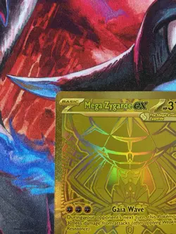 Pokemon Perfect Order Mega Zygarde EX Gold Mega Hyper Rare 124/88 NM - Image 5