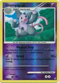Grumpig - 56/146 - Uncommon - Reverse Holo PL/MP, English Pokemon Legends Awaken - Image 1
